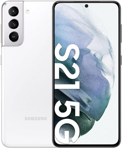 Galaxy S21 ホワイト 3カメラ SAMSUNG（サムスン） (再生新品) Samsung Galaxy S21 [5G] 128GB